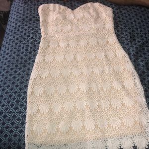 Strapless long dress